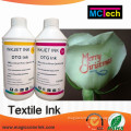 Digital inkjet print white ink and any color on red rose flower ink
